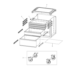 STST74306-1 Type 1 Drawer Cabinet