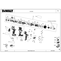 DCD805E2T Type 1 Drill/driver
