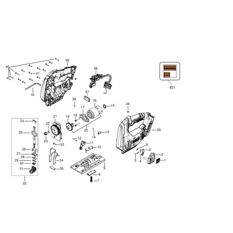 SCR300 Tipo 1 Sierra Sable Sin Cable