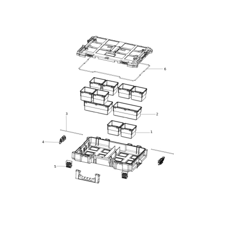 DWST83392-1 Type 1 Drawer Cabinet