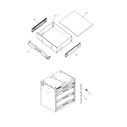 F50000065 Type 1 Drawer Cabinet