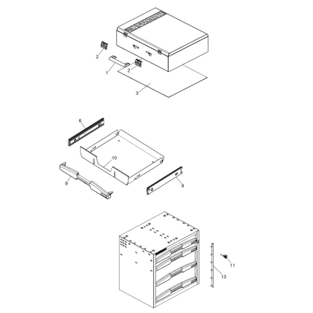 F50000024 Type 1 Drawer Cabinet
