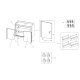 JLS3-MBDPPBS Type 1 Shelving Cabinet