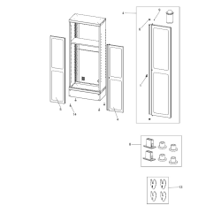 JLS3-A1000PV Type 1 Shelving Cabinet