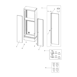 JLS3-A1000PPBS Type 1 Shelving Cabinet