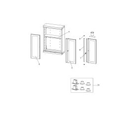 JLS3-MHSPVBS Type 1 Shelving Cabinet
