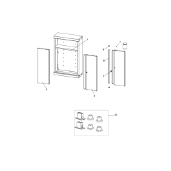 JLS3-MHSPPBS Type 1 Shelving Cabinet