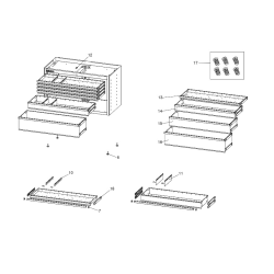 JLS3-MBD6T Type 1 Drawer Cabinet