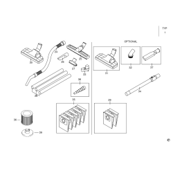 SXVC30XTDE Type 1 VACUUM CLEANER