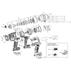 DCF961P2 Type 1 Cordless Impact Wrench