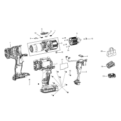 SFMCD711D2K Type 1 Hammer Drill