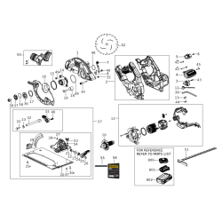 SBC550M1K Type 2 Cordless Circular Saw 1 Unid.