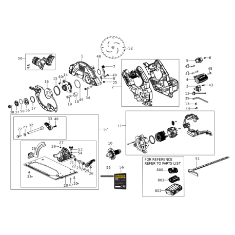 SBC550M1K Type 2 Cordless Circular Saw