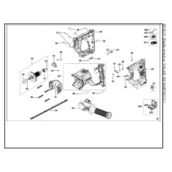 DCH133 Type 1 Trapano Percussione 1 Unid.