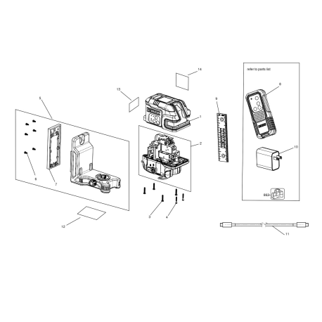 DCLE14221GB Type 1 Crossline Laser