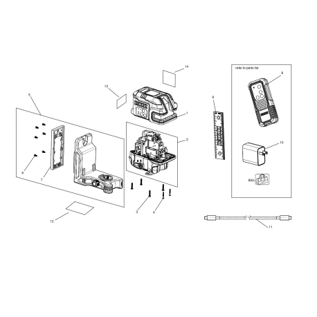 DCLE14251GB Type 1 Crossline Laser