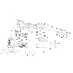 DCS382BR Type 1 Cordless Reciprocating Saw 1 Unid.