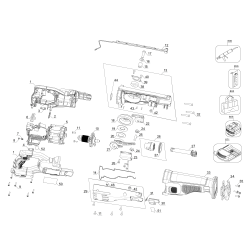 DCS368BR Type 1 Cordless Reciprocating Saw 1 Unid.