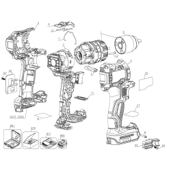 DCD797BR Type 10 Hammer Drill