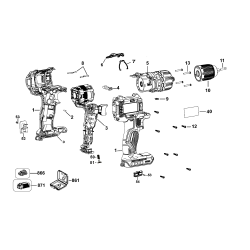 DCD7781D1 Type 1 Cordless Drill/driver