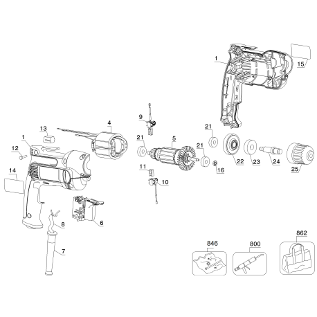 DWD110KR Type 2 Drill