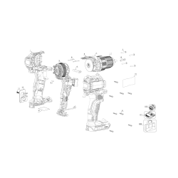 DCD708C2R Tipo 1 Es-cordless Drill/driver 1 Unid.