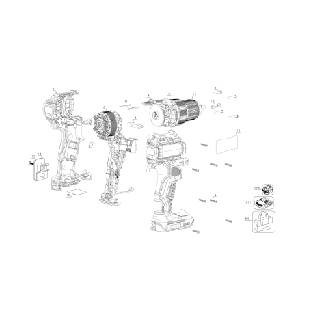 DCD708C2R Type 1 Cordless Drill/driver