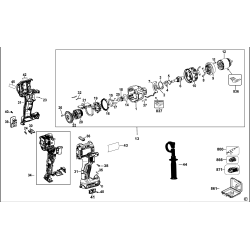 DCD996H2T Type 1 Cordless Drill