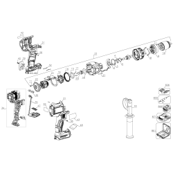 DCD997CB Type 1 Cordless Drill/driver 1 Unid.