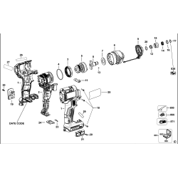 DCF887P1A Tipo 1 Atornillador De Impacto