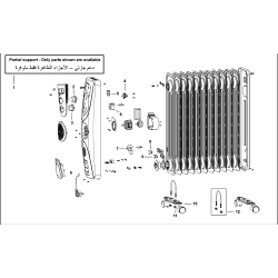 OR013FD Type 1 Oil Radiator