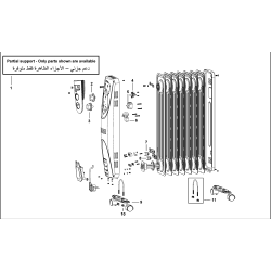 OR090D Type 1 Oil Radiator