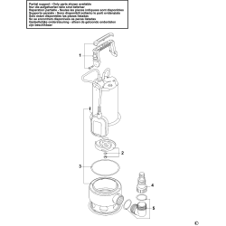 BXUP1100XDE Type 1 Sub Pump