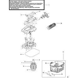 FMC795B Tipo 1 Es-wet Dry Vacuum