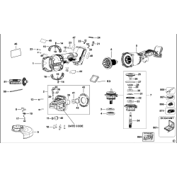 DCG414 Type 1 Small Angle Grinder