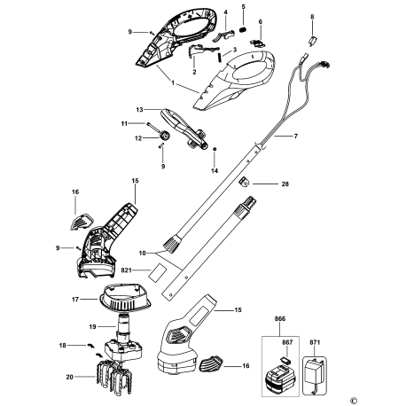 GC818 Tipo 1 Desyerbador De Pot