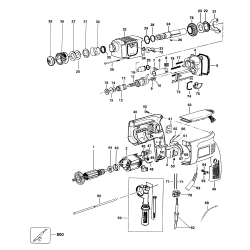 MBH24L Tipo 1 Martillo Giratoria