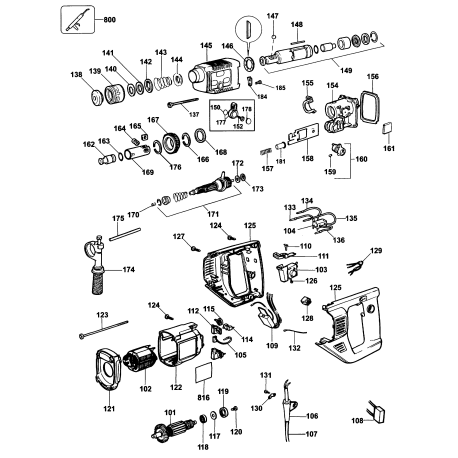 BH26 Type 1 Rotary Hammer