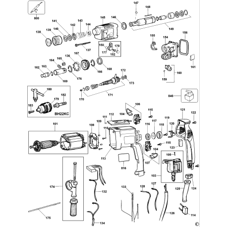 BH22 Type 1 Rotary Hammer