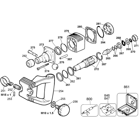 5019K Type 100 Demolition Hammer