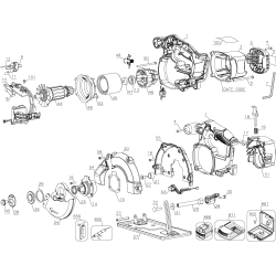 DCS373N Type 1 Cordless Circular Saw 4 Unid.