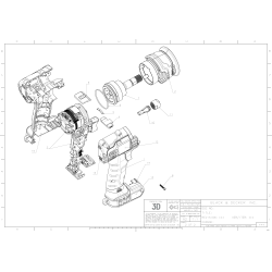 MCM401GD1 Type 1 Cordless Sander 1 Unid.