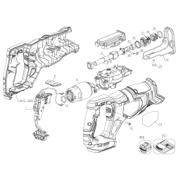 CMCS300BAM Type 2 Cordless Reciprocating Saw 12 Unid.