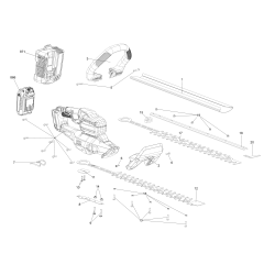 CMCHTS820B Tipo 2 Es-cordless Hedgetrimmer 2 Unid.