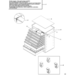 SCMT30305 Type 1 Drawer Cabinet