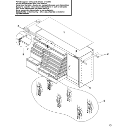 SCMT50276OB Type 1 Drawer Cabinet 1 Unid.