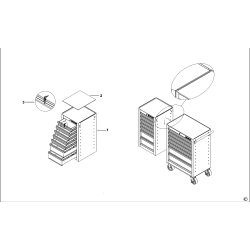 SCMT50347 Type 1 Drawer Cabinet