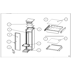 MB7700 Tipo 1 Mueble Con Estanterias