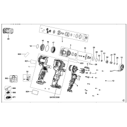 MCF801 Tipo 1 Atornillador De Impacto 1 Unid.