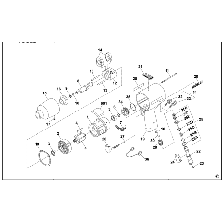 AW5000 Type 1 Impact Wrench